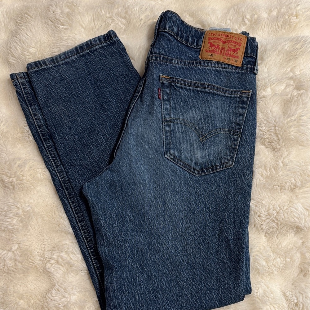 Levi's Men's Dark Blue Straight Jeans